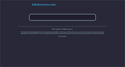 Desktop Screenshot of lobalsources.com